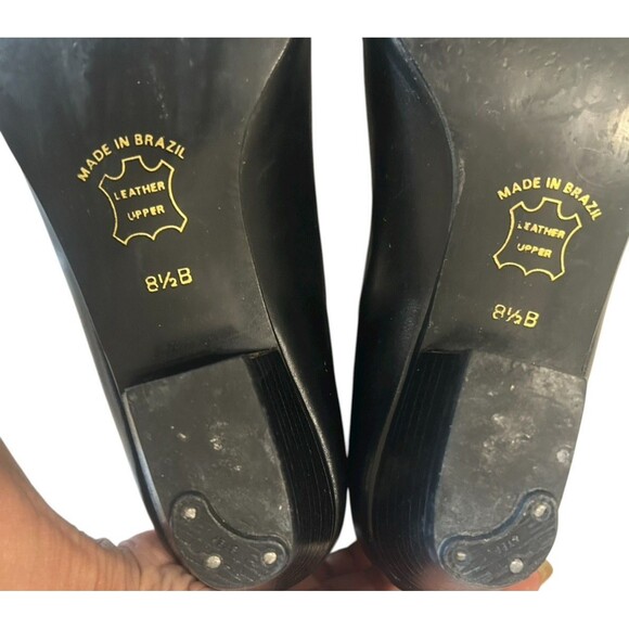 Wild Pair Vintage BlackLeather Women’s 8.5B Western Mules Booties Pointed Y2K - Picture 13 of 13